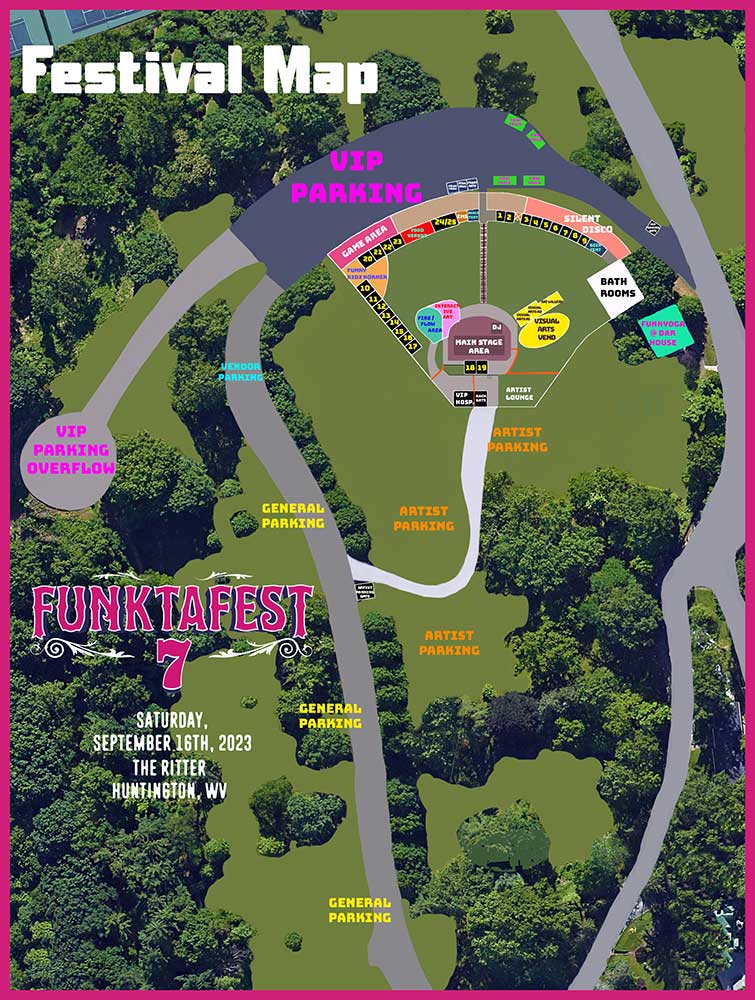 Funktafest 7 Festival Map